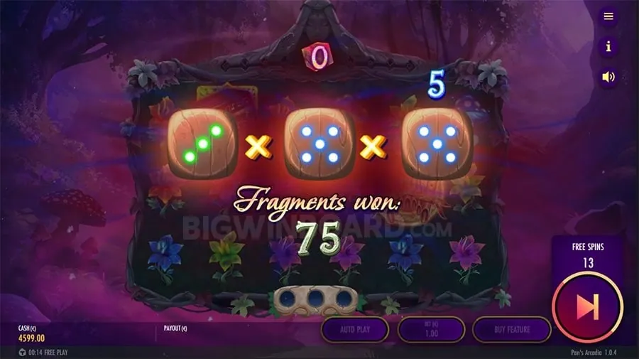 Online slot machine game interface